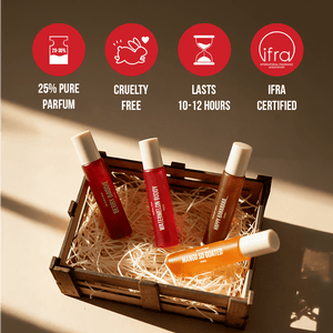 Gourmand Peti Perfume Gift Set For Men & Women  - 4 x 15 ml