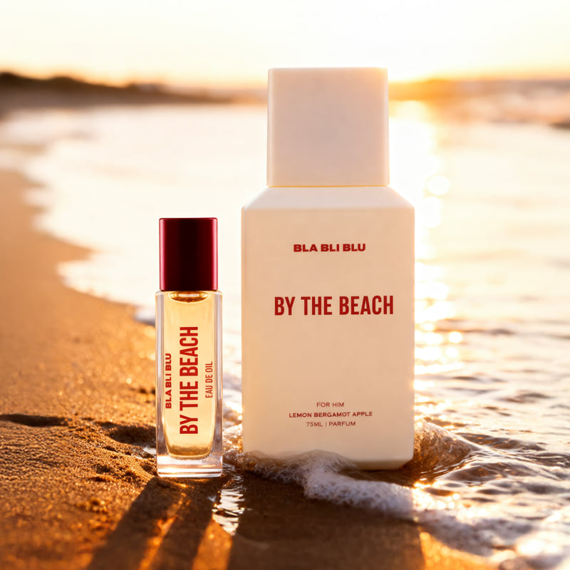 By the Beach by BLA BLU on a beach with sunset background