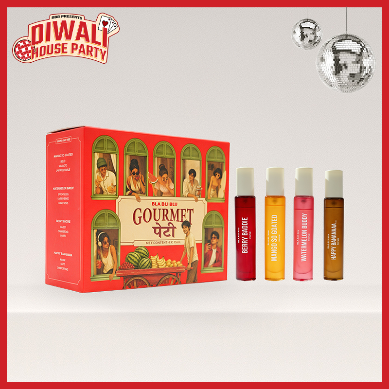 Gourmand Peti Perfume Gift Set For Men & Women  - 4 x 15 ml