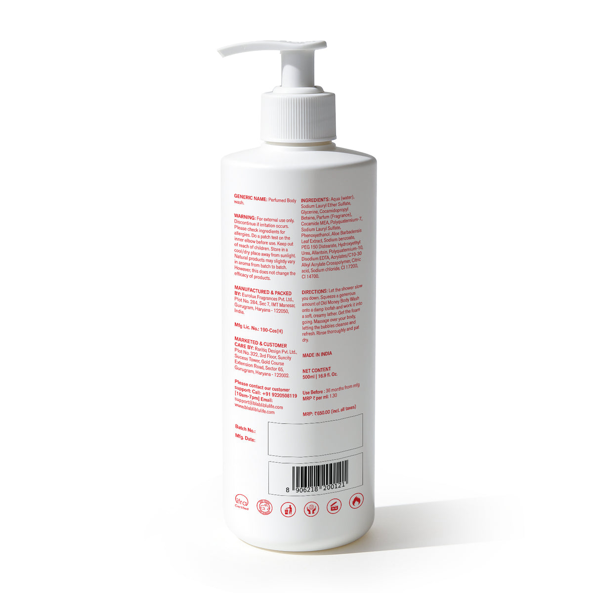 Old Money Body Wash | 500ML