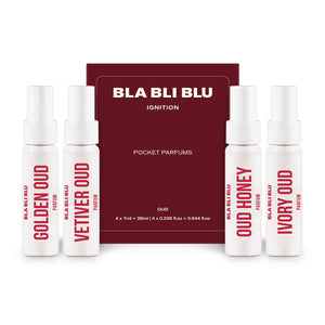 BLABLIBLU Travel Pack of 4 perfumes