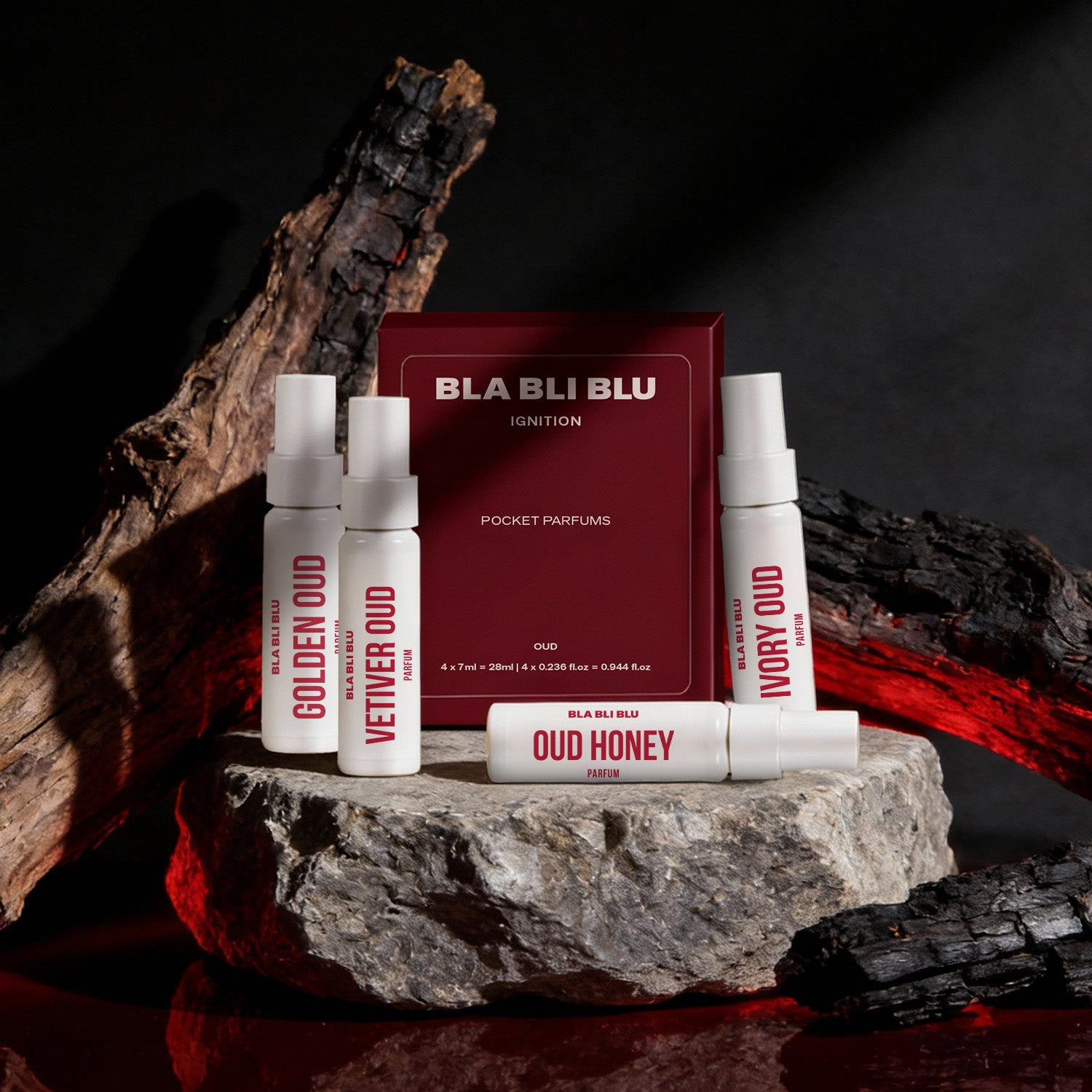 BLABLIBLU Travel Pack of 4 perfumes