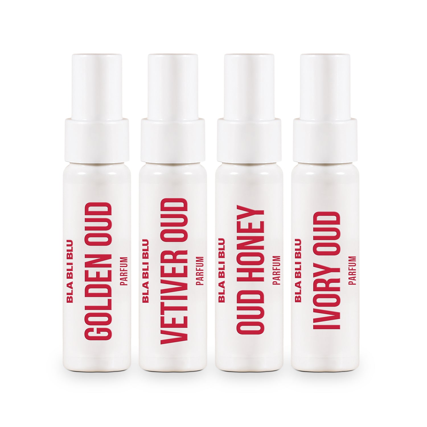 BLABLIBLU Travel Pack of 4 perfumes