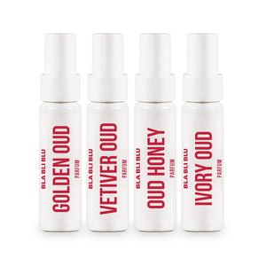 BLABLIBLU Travel Pack of 4 perfumes